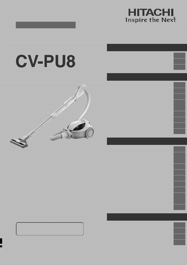 Hitachi CV-PU8 User guide