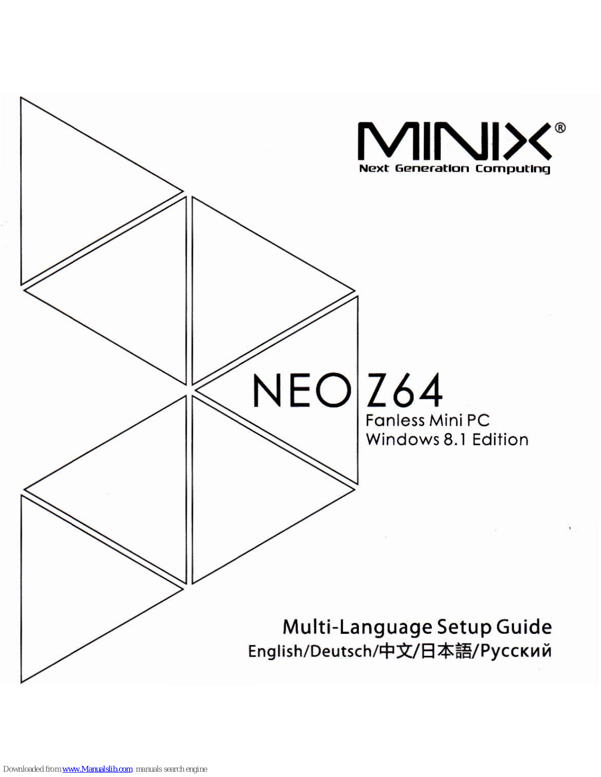 Minix Neo Z64 Setup Manual - ManualMachine.com