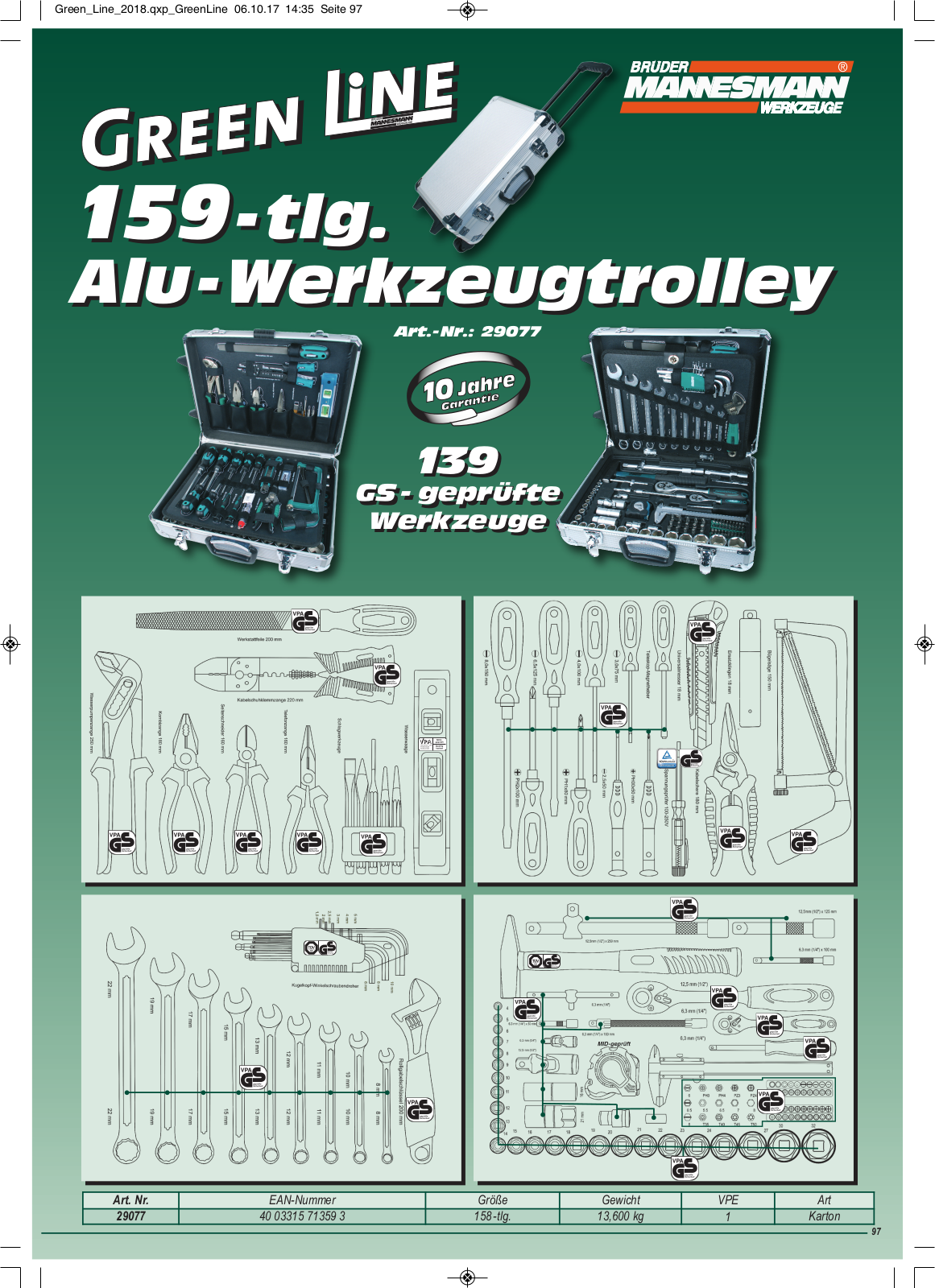 BRÜDER MANNESMANN MAN 29077 Inhalt - ManualMachine.com