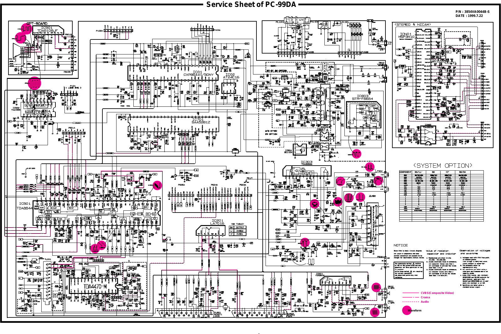 LG PC-99DA Schematics