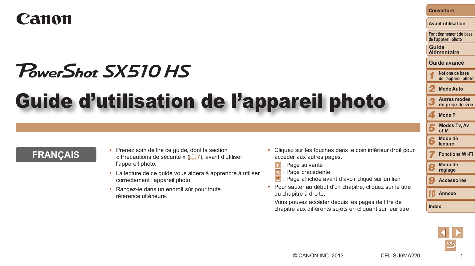 CANON SX510 HS User Manual