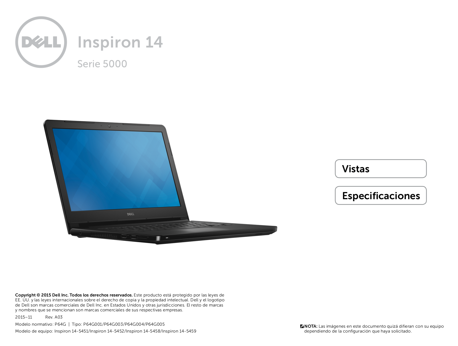 Dell Inspiron 5459 User Manual