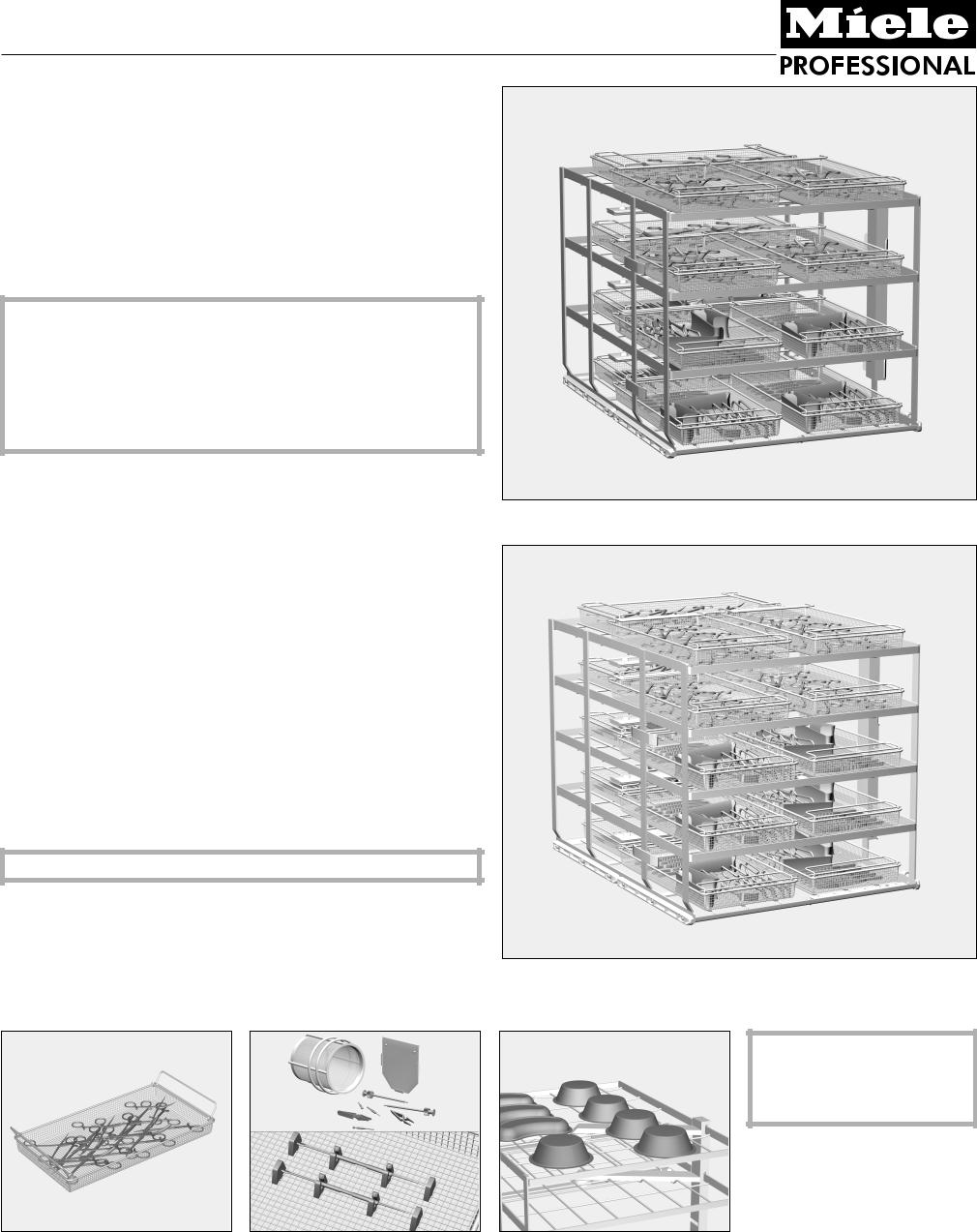 Miele E 900-4/1, E 900-5/1 Operating instructions