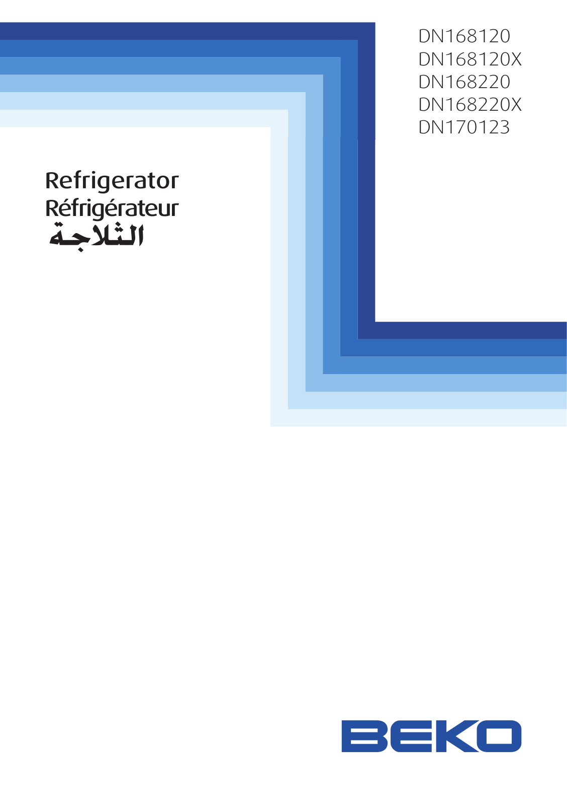 Beko DN168120, DN168220, DN170123 User manual