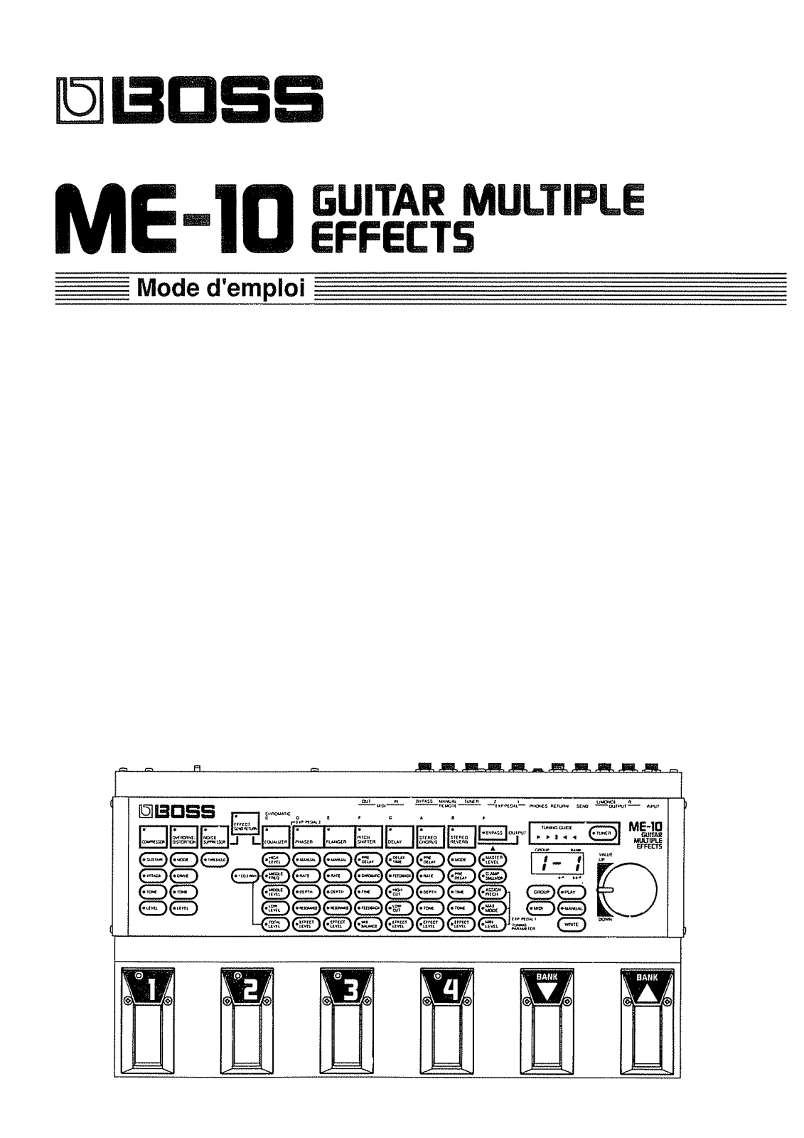 BOSS ME-10 User Manual