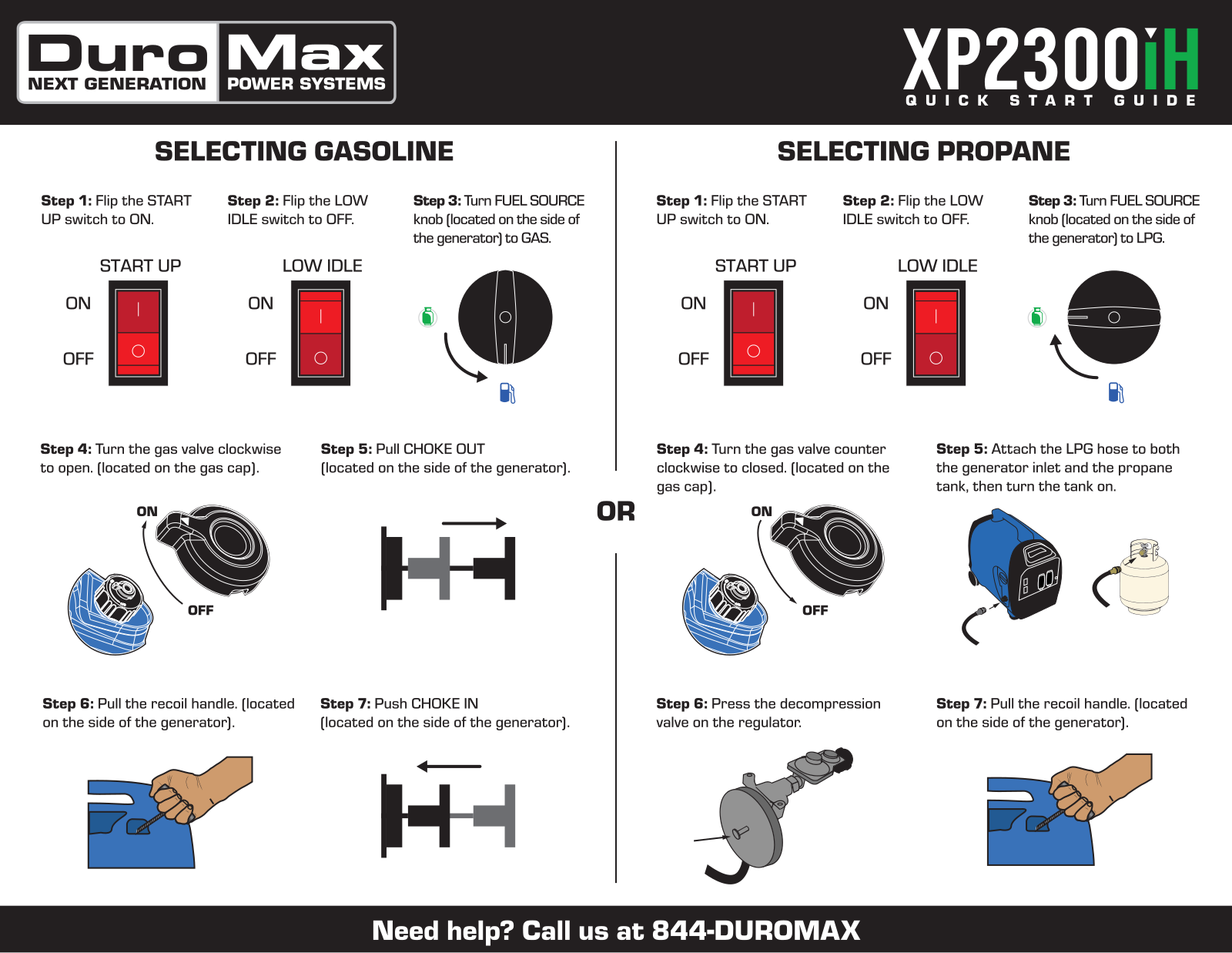 DuroMax XP2300IH Quick Start Guide - ManualMachine.com