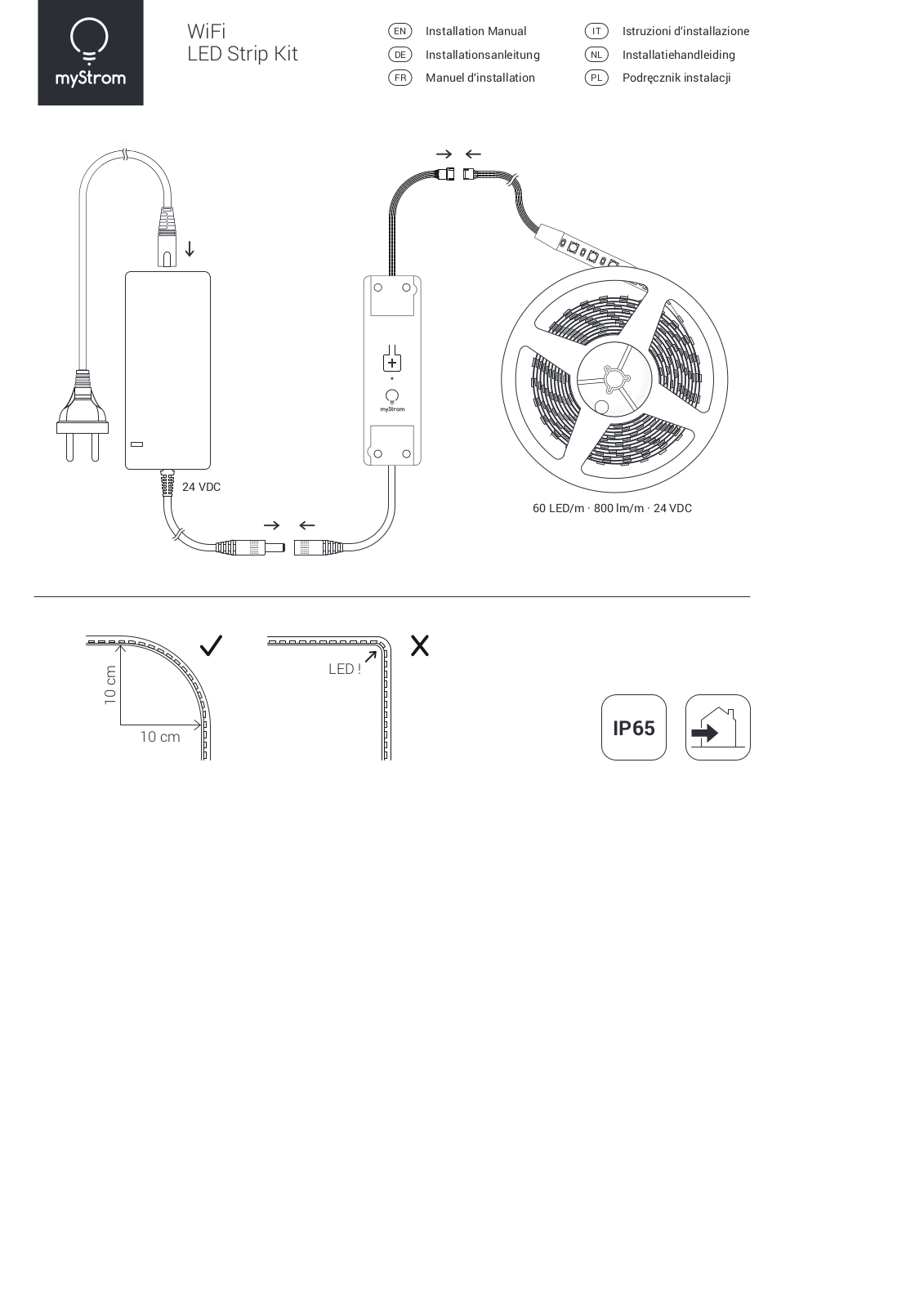 myStrom WiFi LED strip Kit User guide