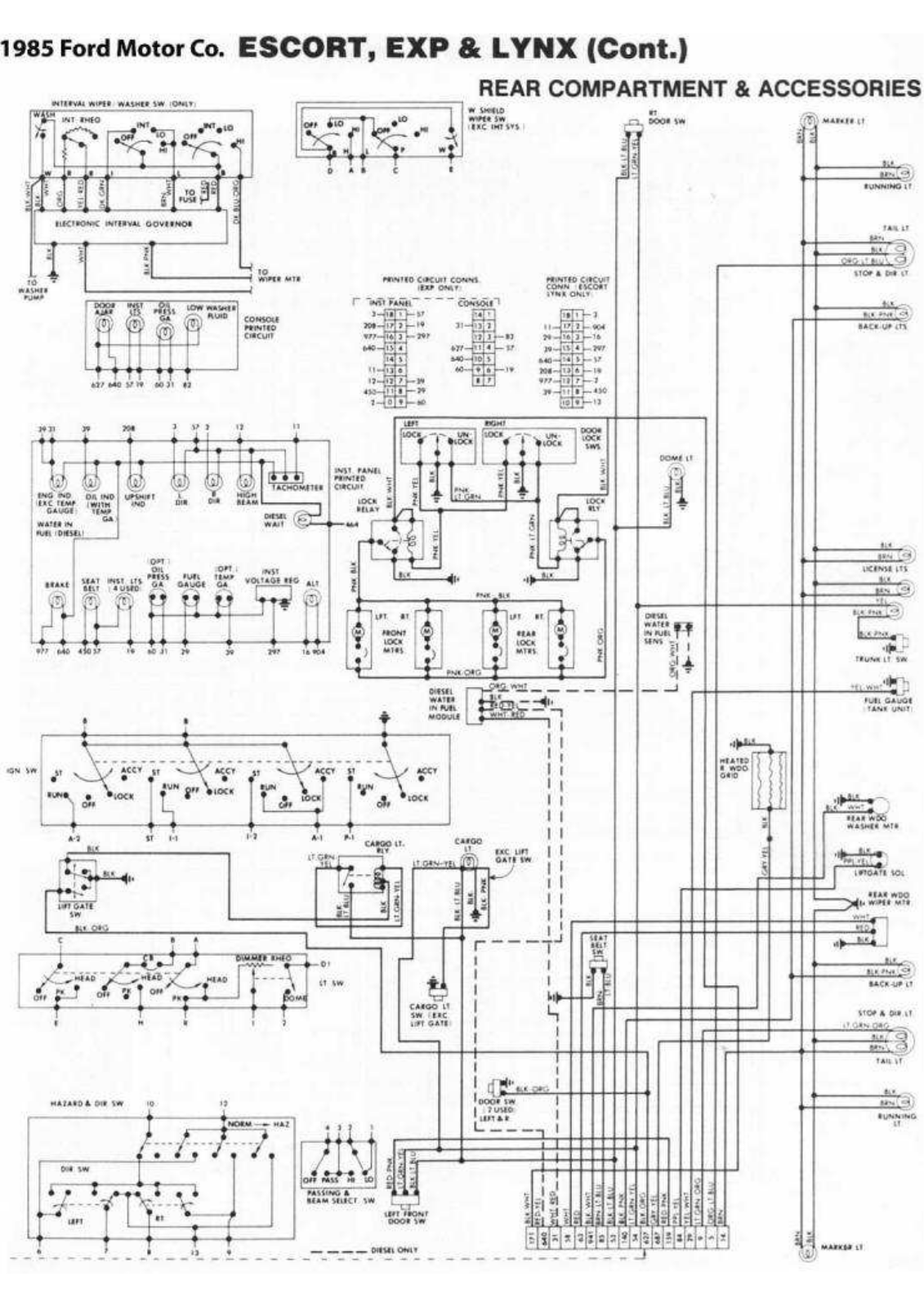 FORD Escort 4-48 Diagram