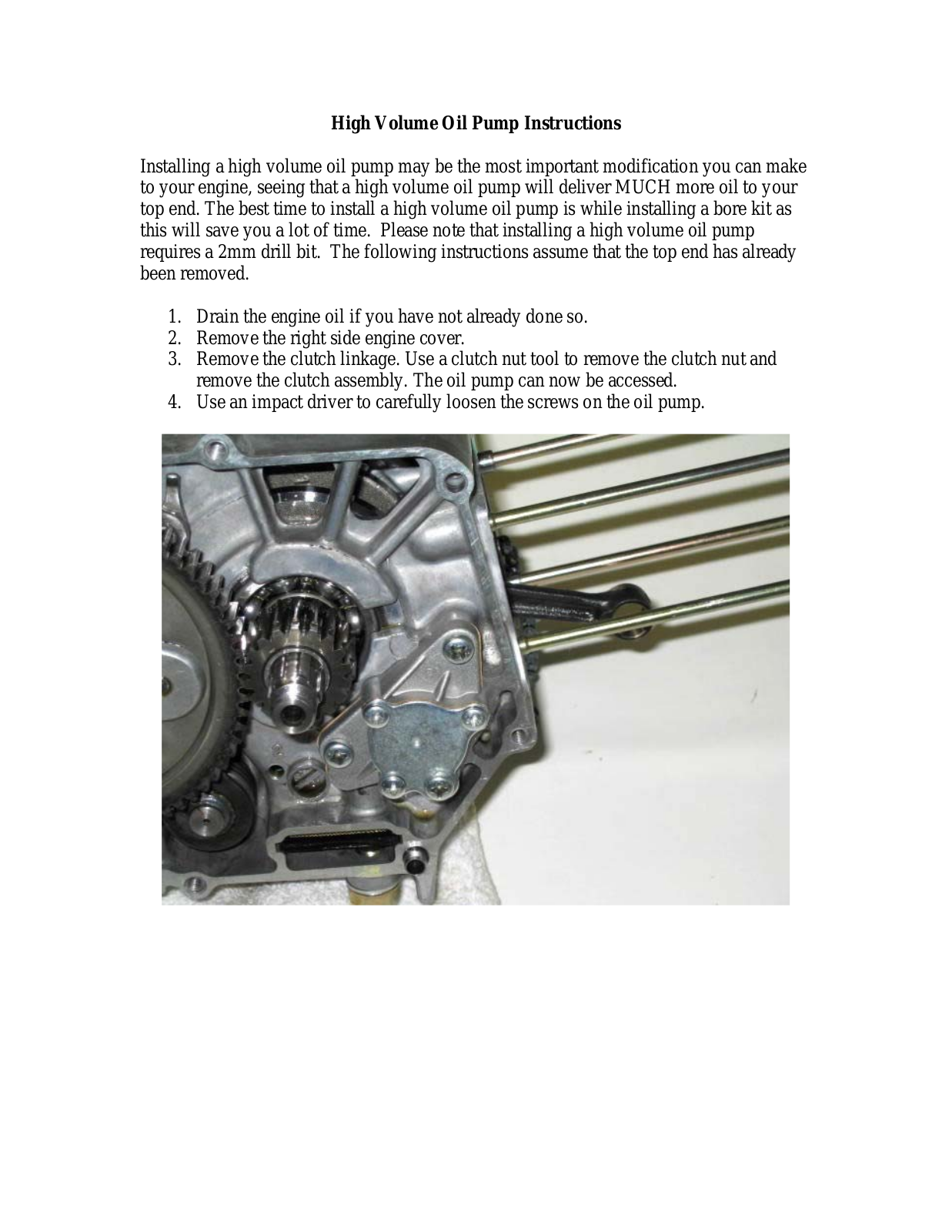 MUCH Oil Pump Instruction Manual - ManualMachine.com