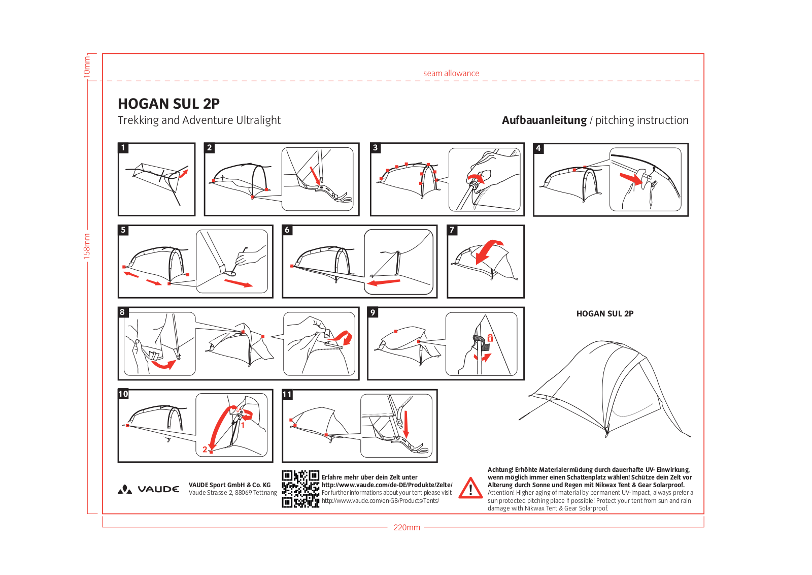Vaude HOGAN SUL 2 User guide - ManualMachine.com