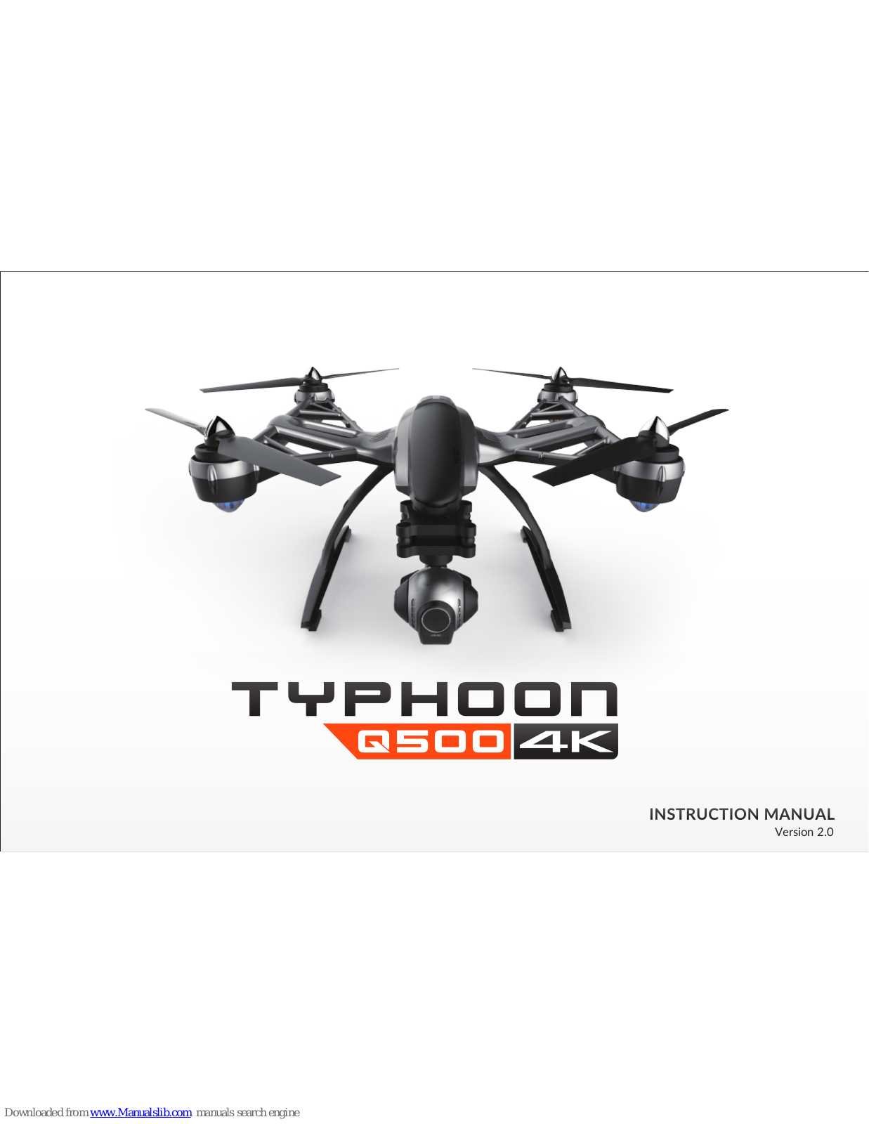 TYPHOON Q500 4K Instruction Manual