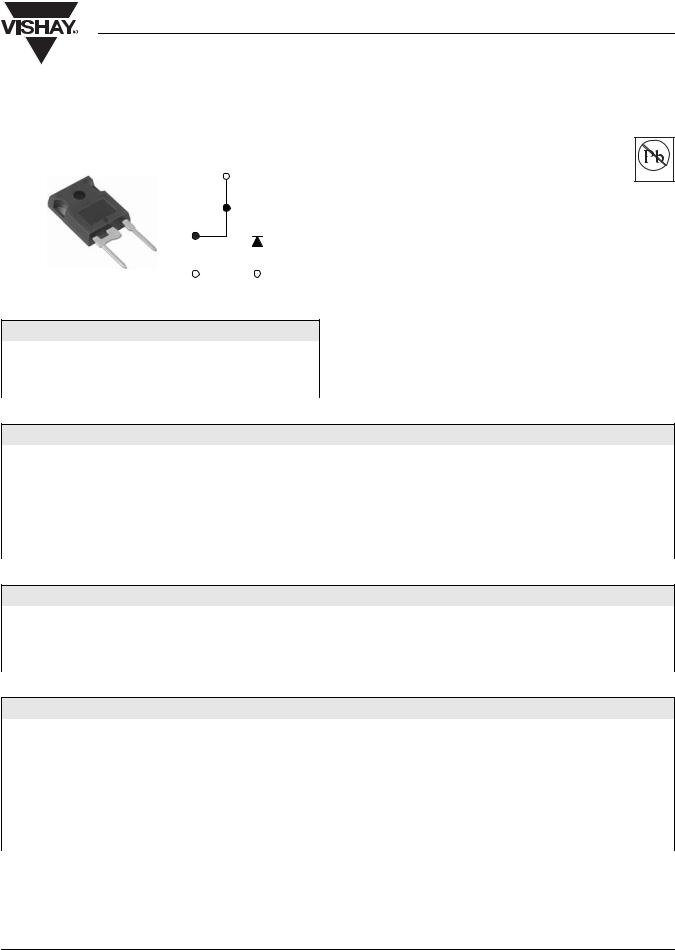 Vishay 40EPS16PbF High Voltage Series Data Sheet