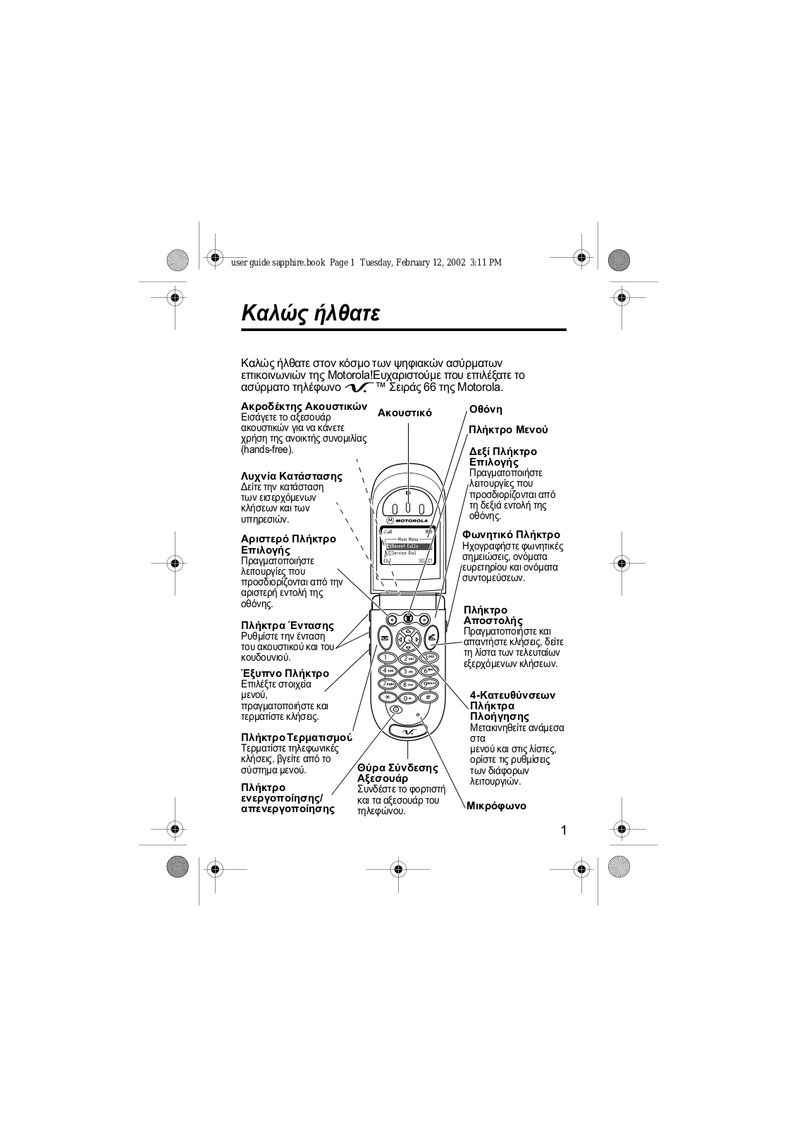 Motorola V66 User Manual