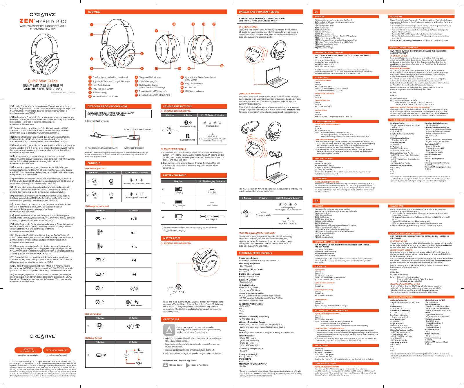 CREATIVE Zen Hybrid Pro, EF1040 User guide - ManualMachine.com