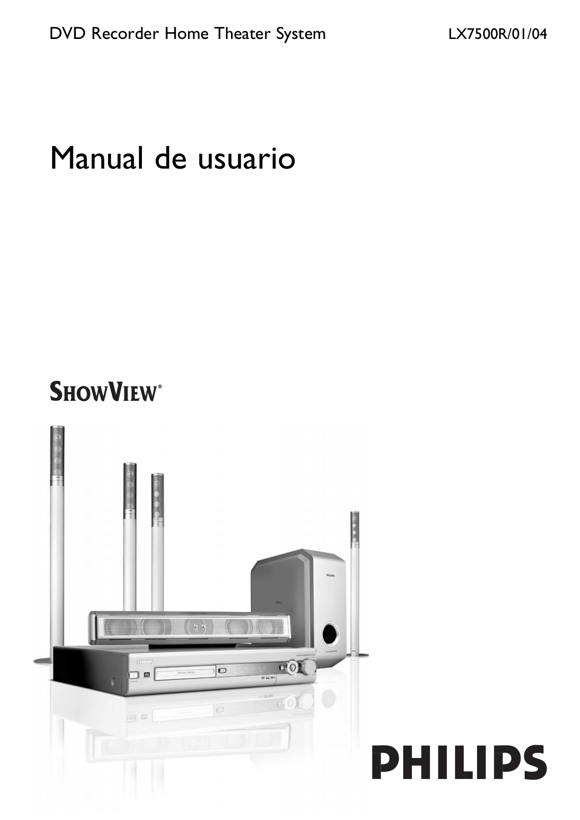 Philips LX7500R/01/04 User Manual
