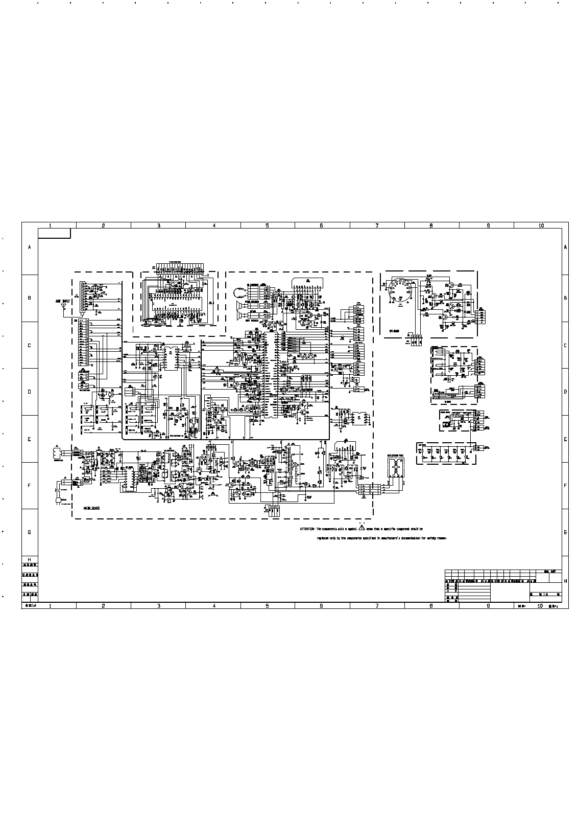 Admiral K2107SZ2 Service Manual