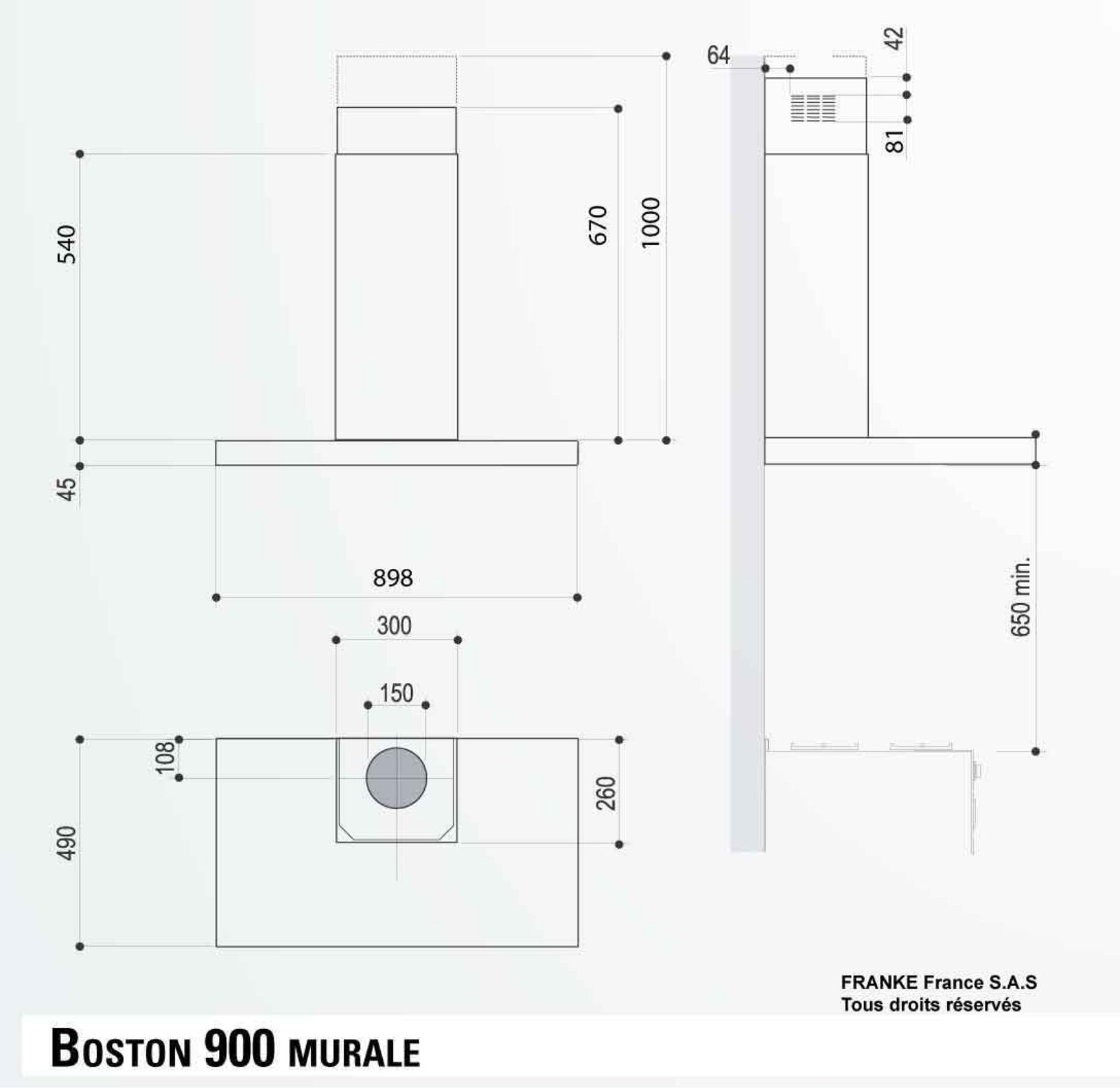 ROBLIN BOSTON 900 MURALE User Manual