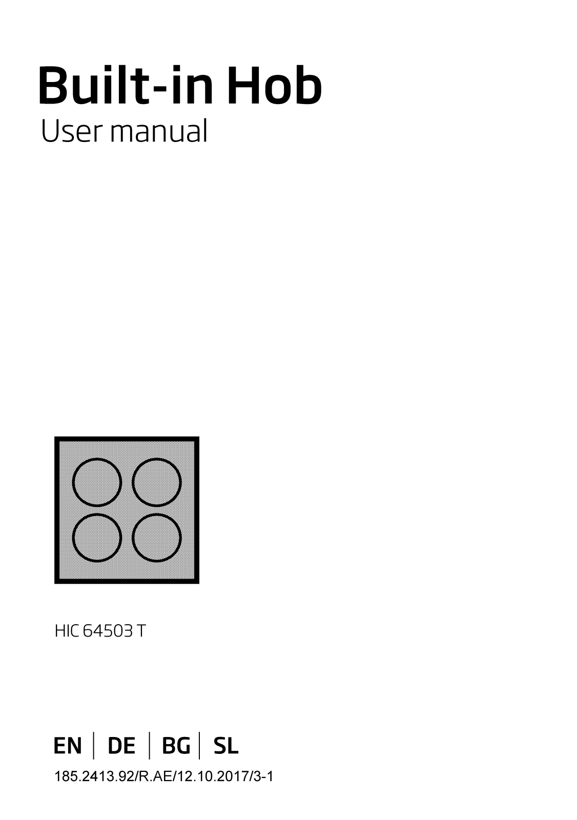 Beko HIC64503T User manual