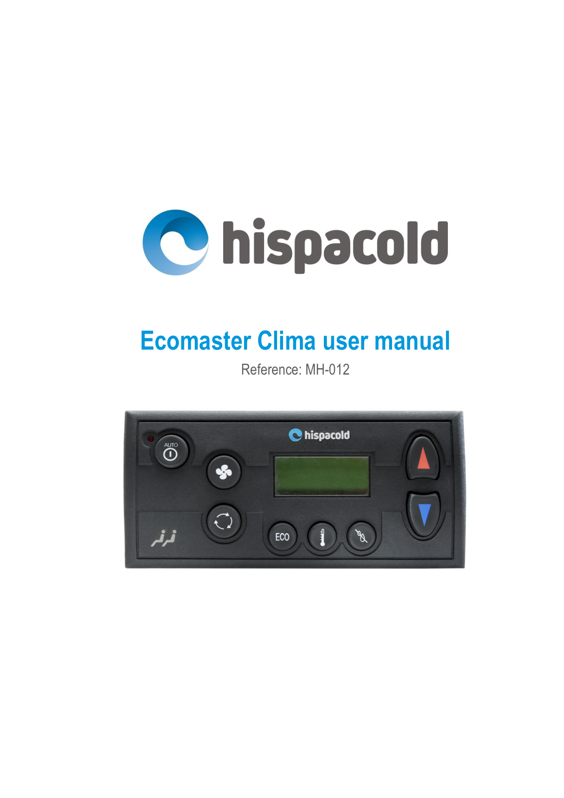 Hispacold Ecomaster Clima MH-012 User Manual