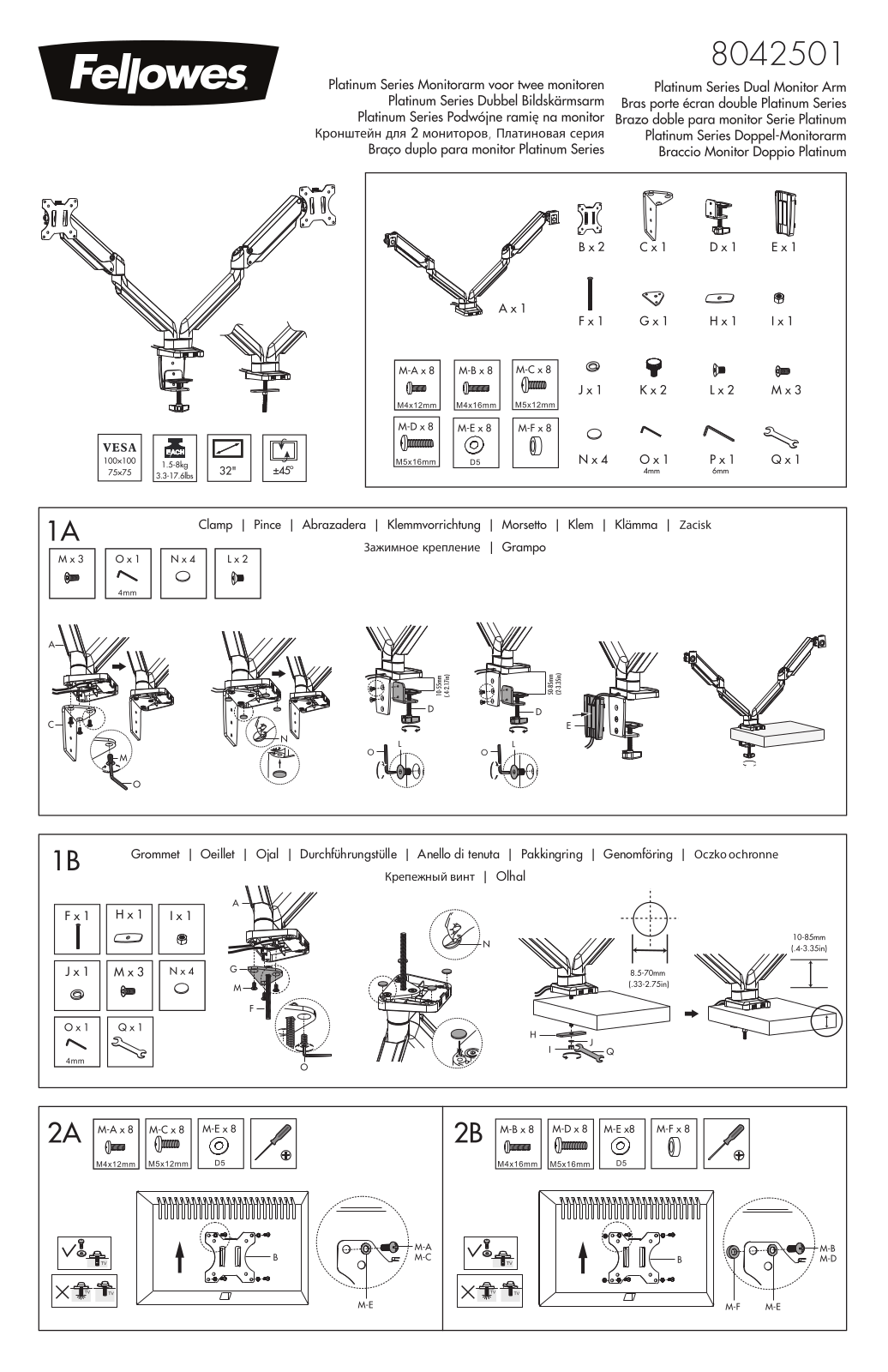 FELLOWES 8042501 User guide - ManualMachine.com