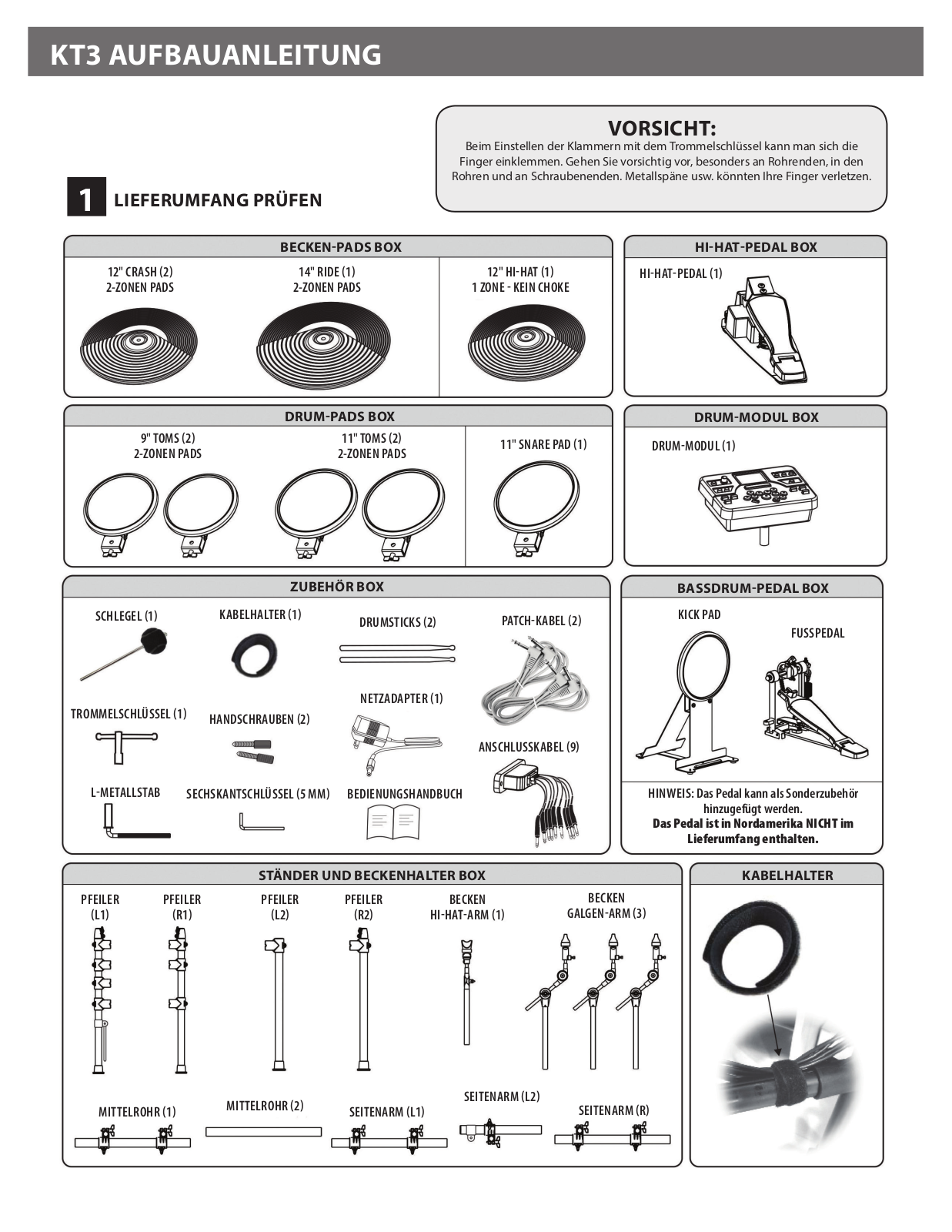 KAT Percussion KT3 Setup Guide