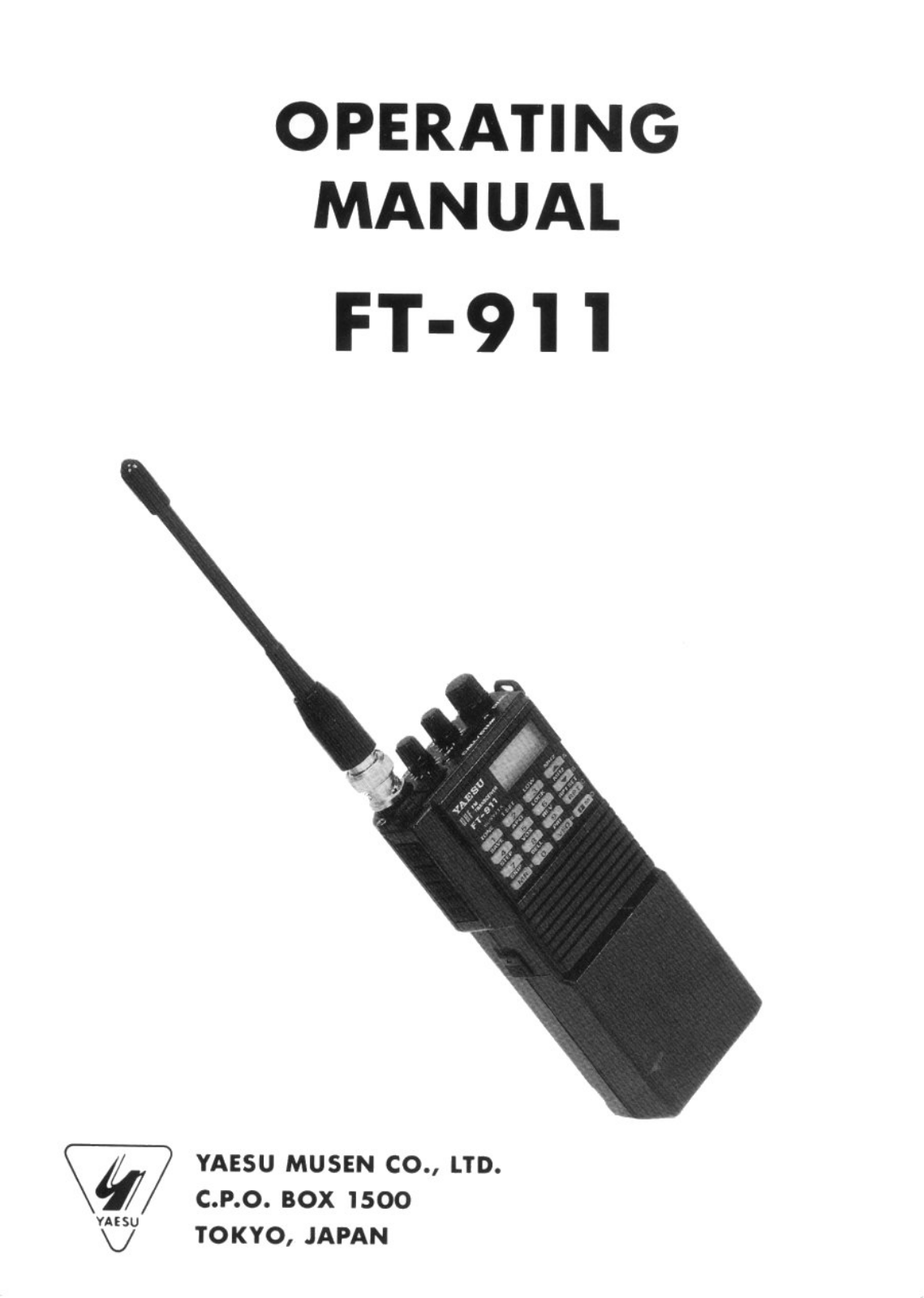 YAESU FT-911 User guide - ManualMachine.com