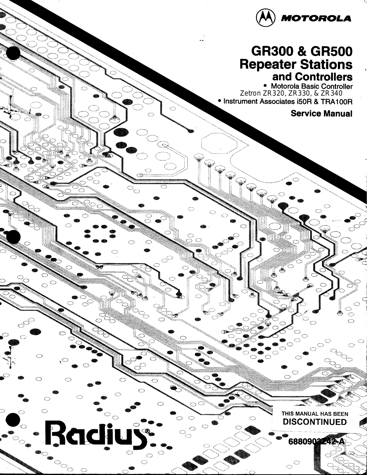 Motorola GR300+GR500 Service Manual