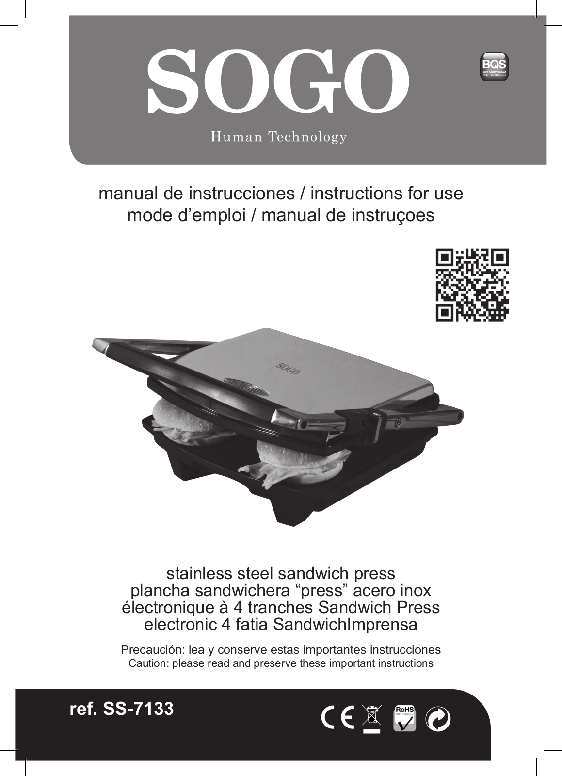 Sogo SS-7133 User guide - ManualMachine.com