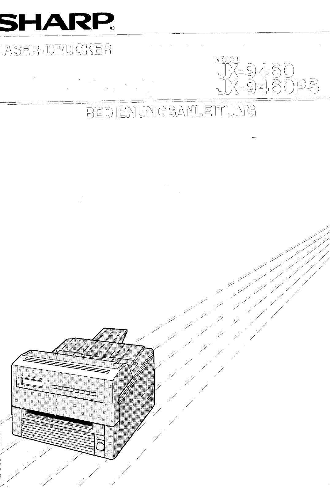 Sharp JX-9460, JX-9460PS User Manual