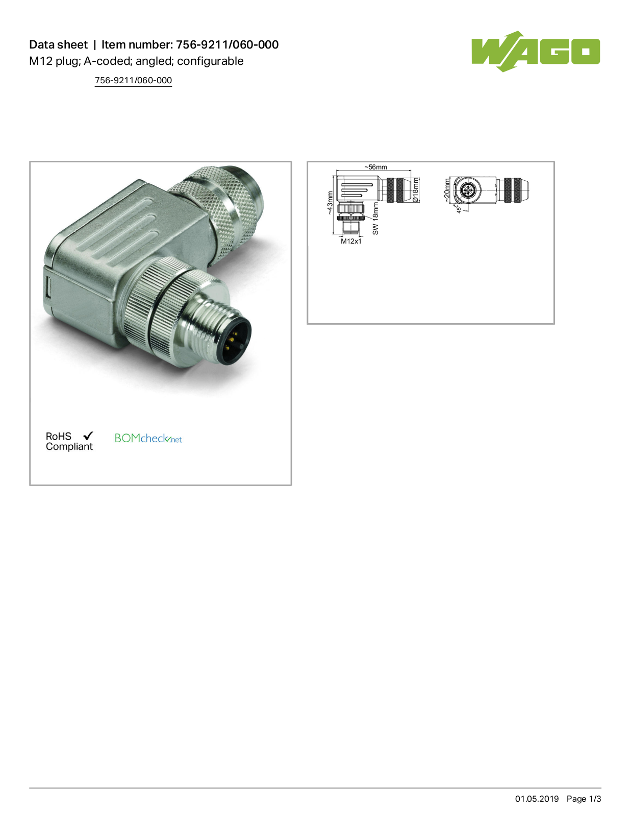 Wago 756-9211/060-000 Data Sheet