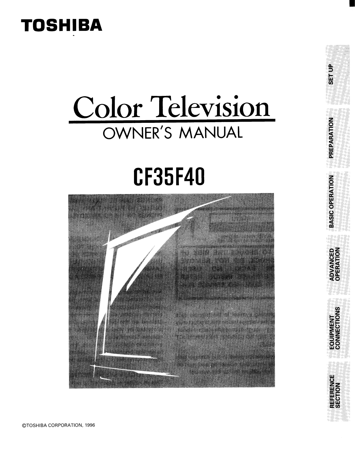 Toshiba CF35F40 User Manual