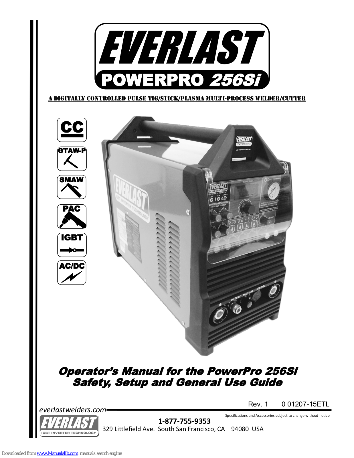 Everlast POWERPRO 256SI Operator's Manual