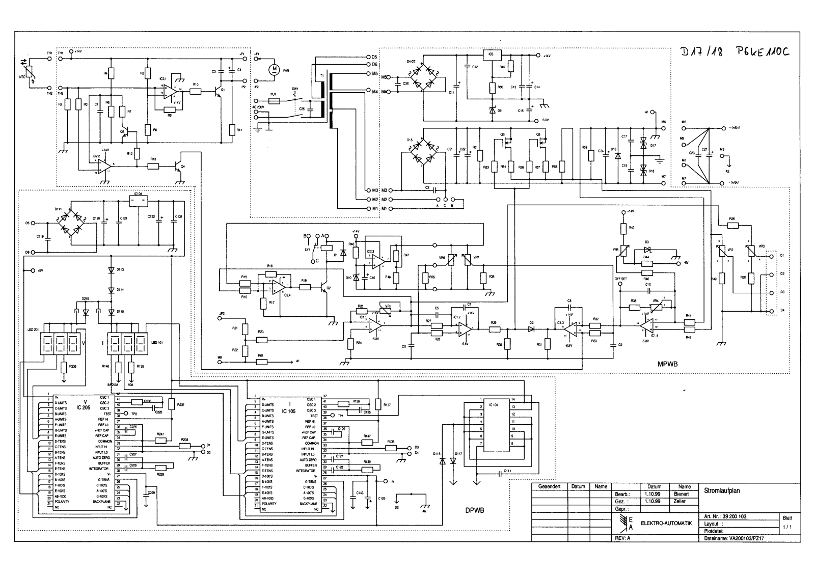 EA Elektro Automatik EA-PS 2016-050, EA-PS 2016-100, EA-PS 2032-025, EA-PS 2032-050 Drawings