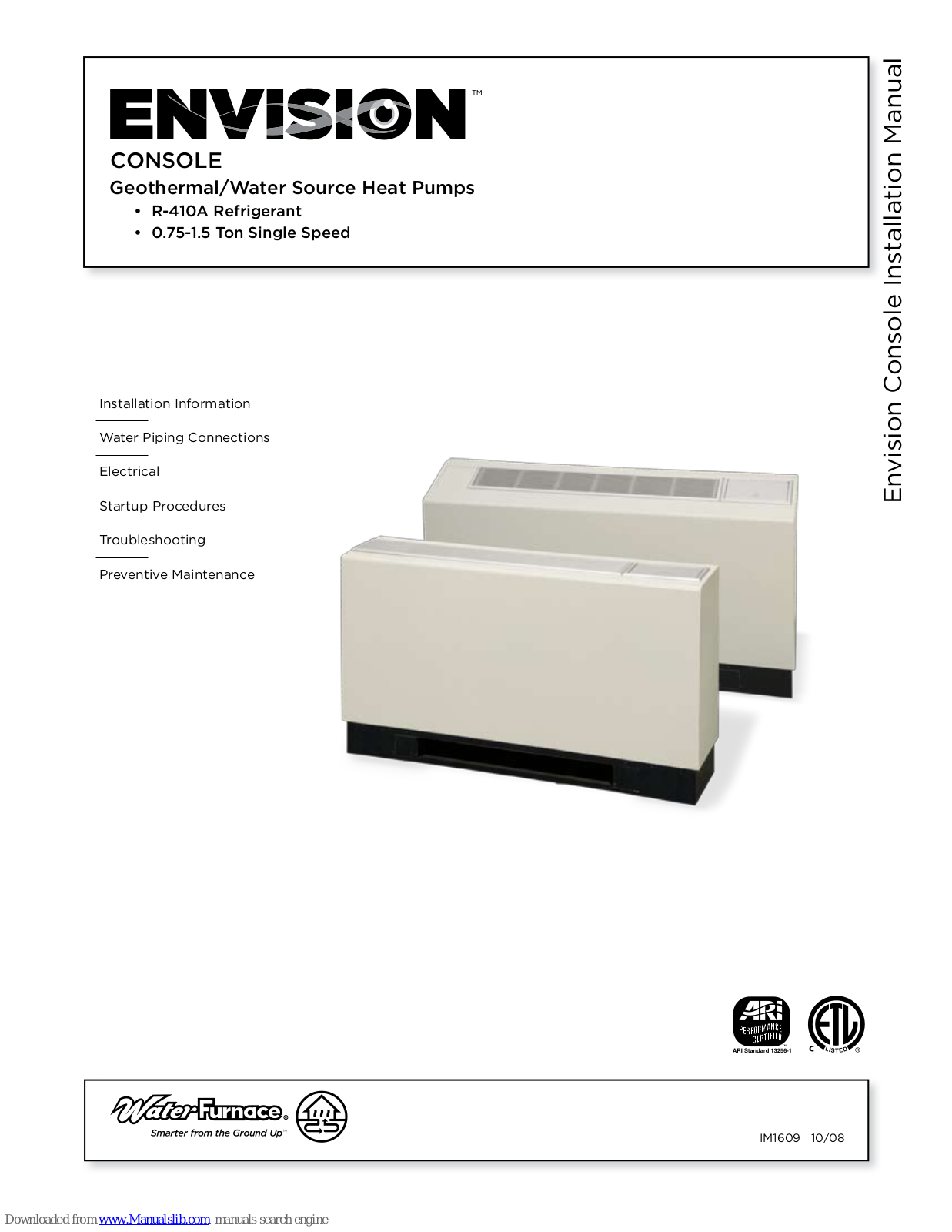 Envision R-410A Installation Manual