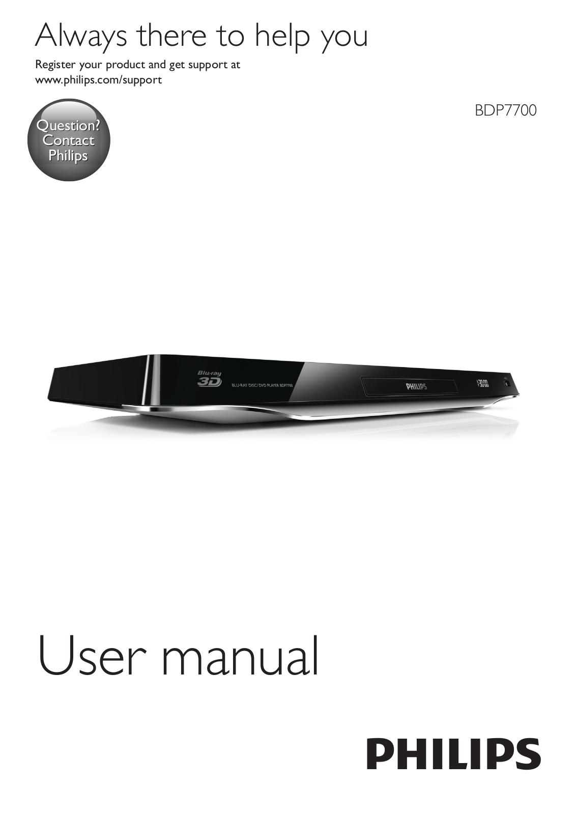 Philips BDP7700/98 User Manual - ManualMachine.com