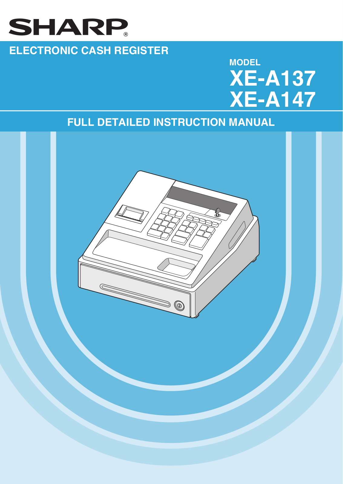 Sharp XE-A137-BK User Manual