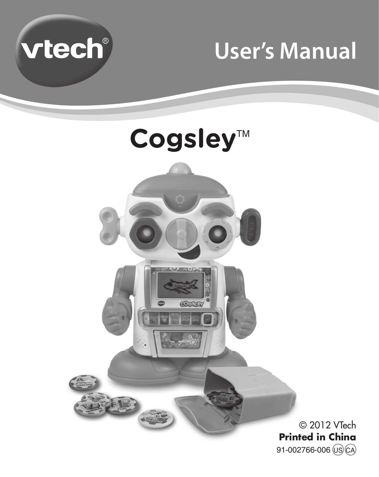 VTech Cogsley Owner's Manual