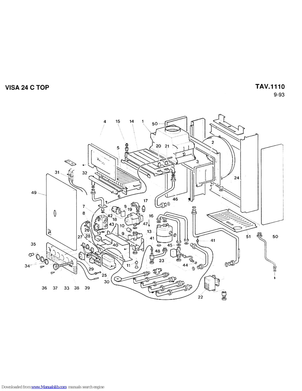 LAMBORGHINI VISA 24 C TOP - SCHEMA User Manual