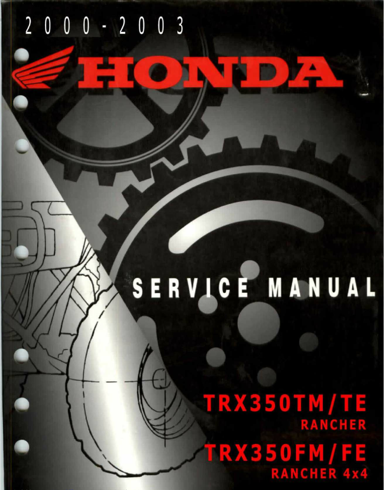 Honda TRX350TM Service Manual