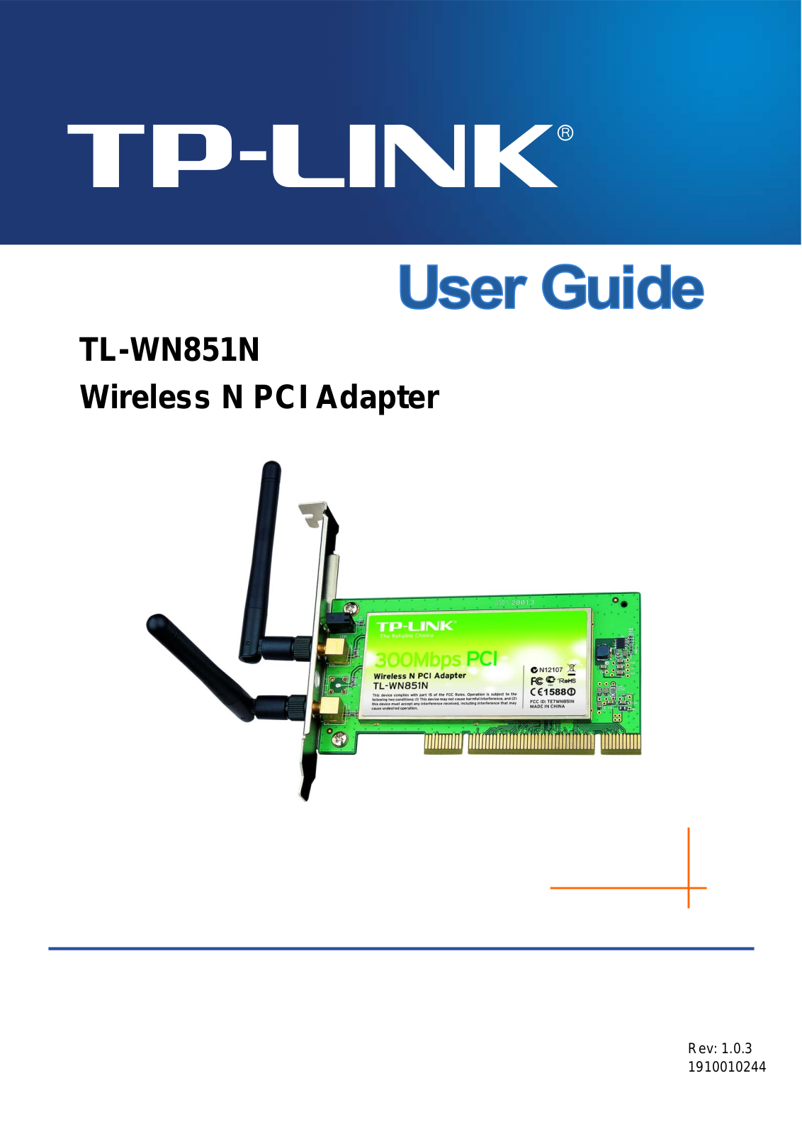 TP Link WN851NV2 User Guide