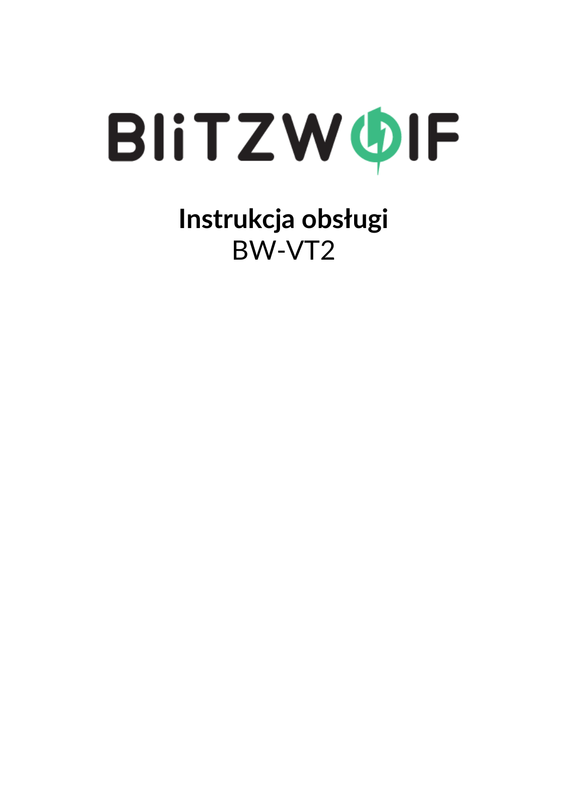 BlitzWolf BW-VT2 User guide - ManualMachine.com