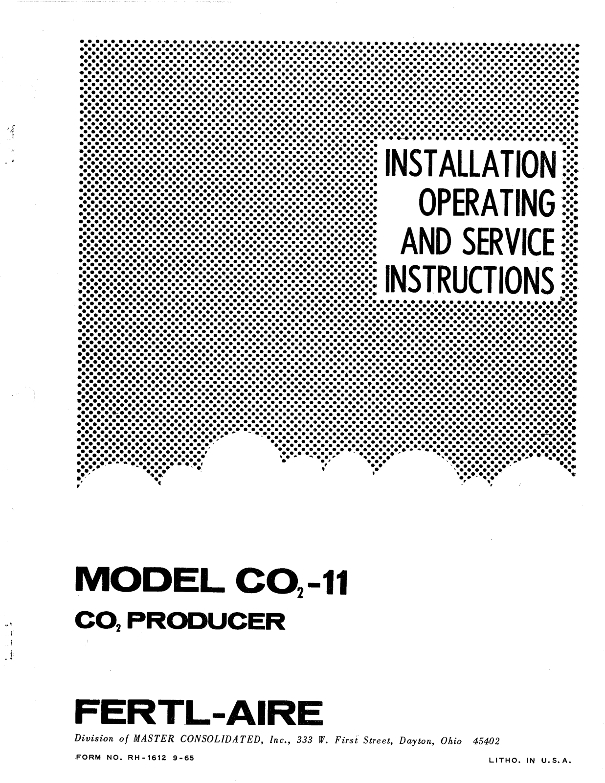 Desa Tech CO2-11 Owner's Manual