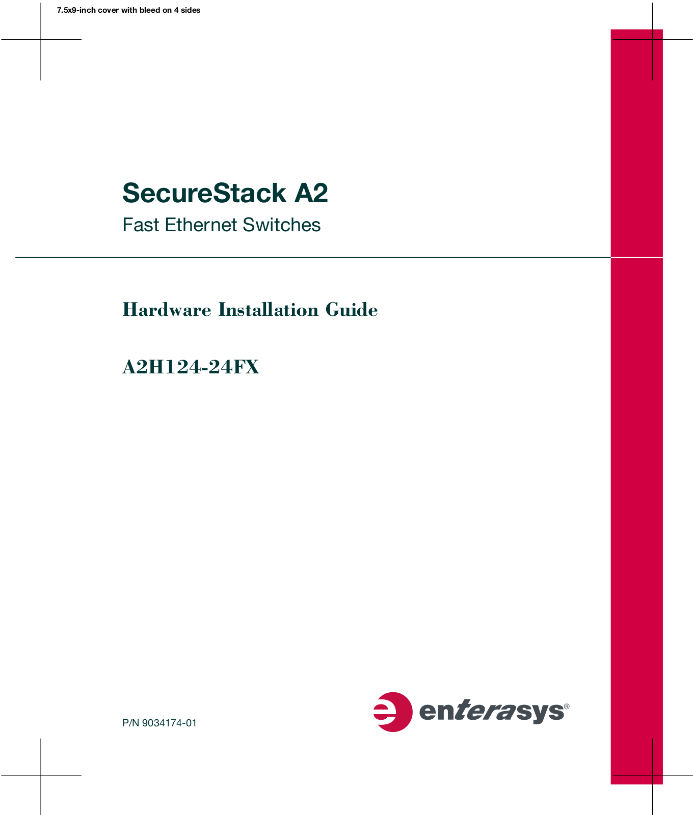 Enterasys Networks A2H124-24FX User Manual