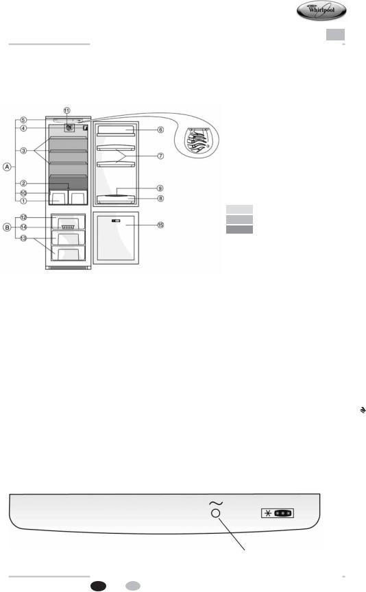 Whirlpool ART 468/A-LH, ART 486/A /5 LH, ART 458 A LH, ART 486/A /5, ART 498/3/A INSTRUCTION FOR USE