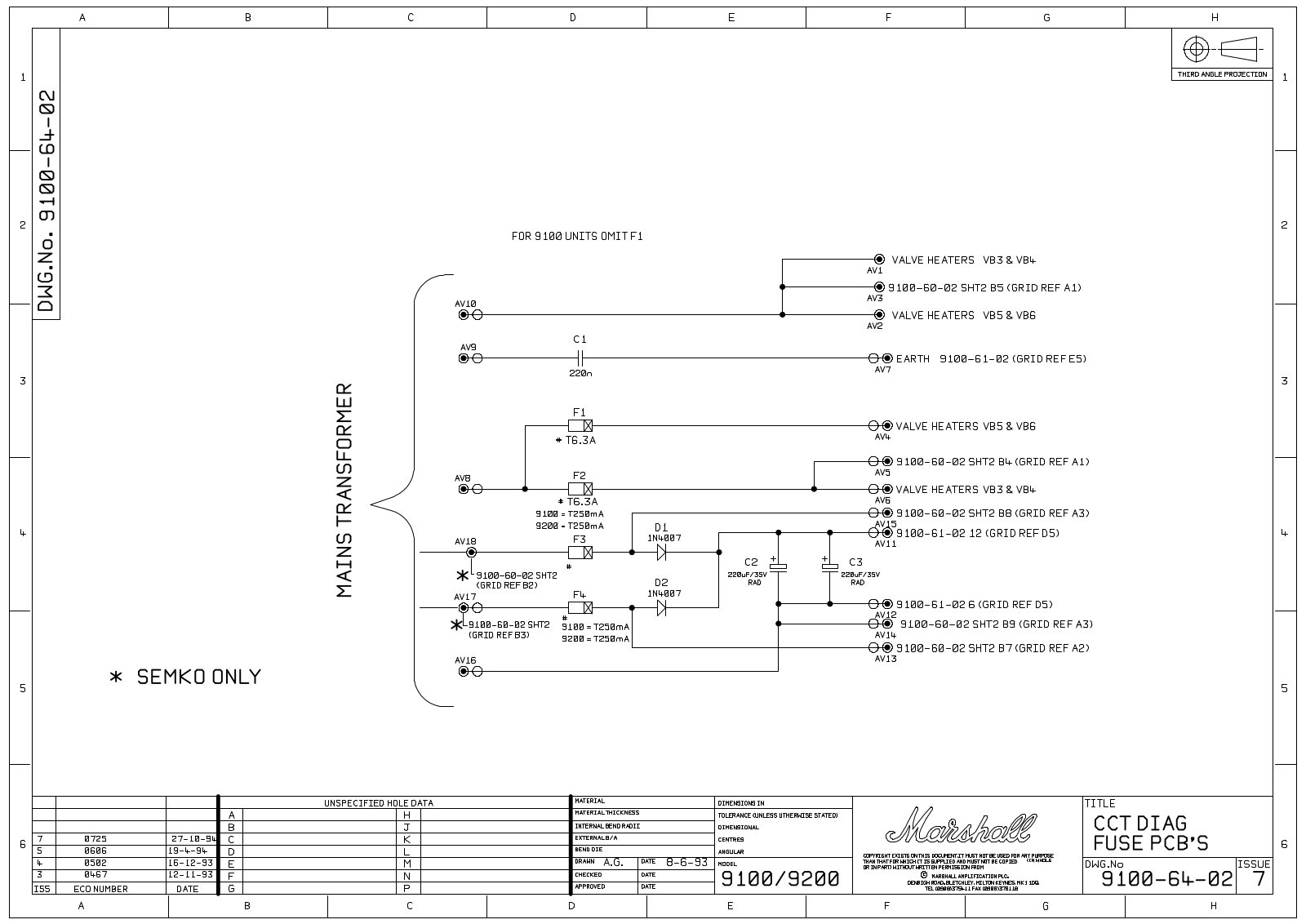 Marshall 9100 schematic