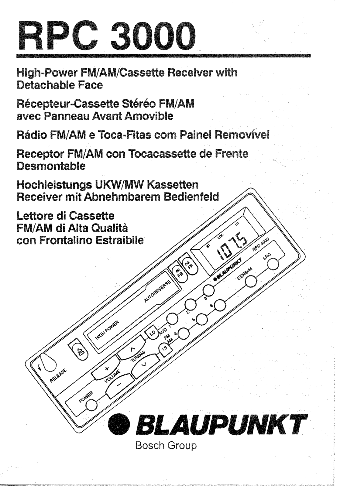 Blaupunkt RPC 3000 User Manual