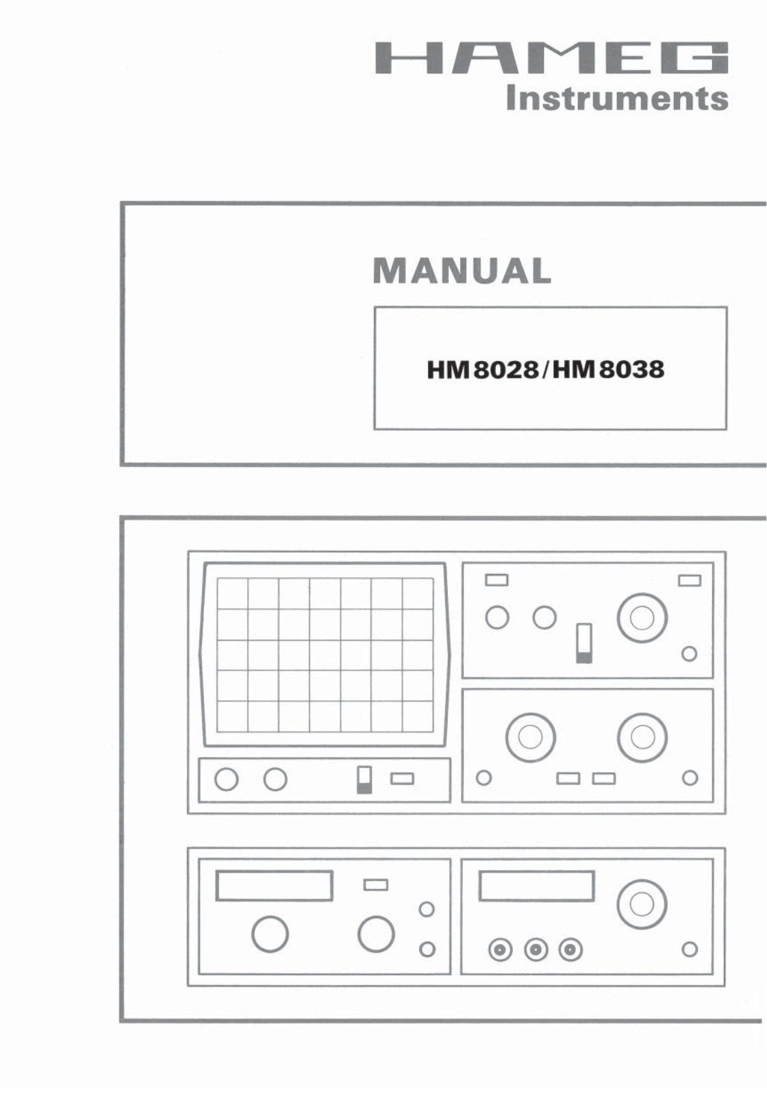 HAMEG HM8038 User Manual