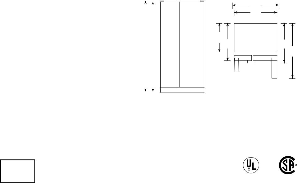 GE GSS25IBN, GSS25IEN, GSS25IGN, GSS25IMN, GSS25IYN Specification