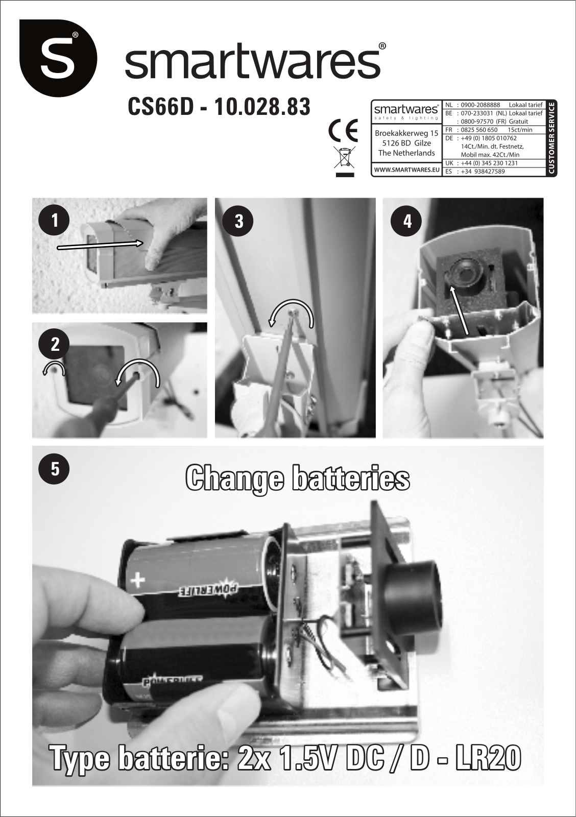 Smartwares CS66D SW User guide