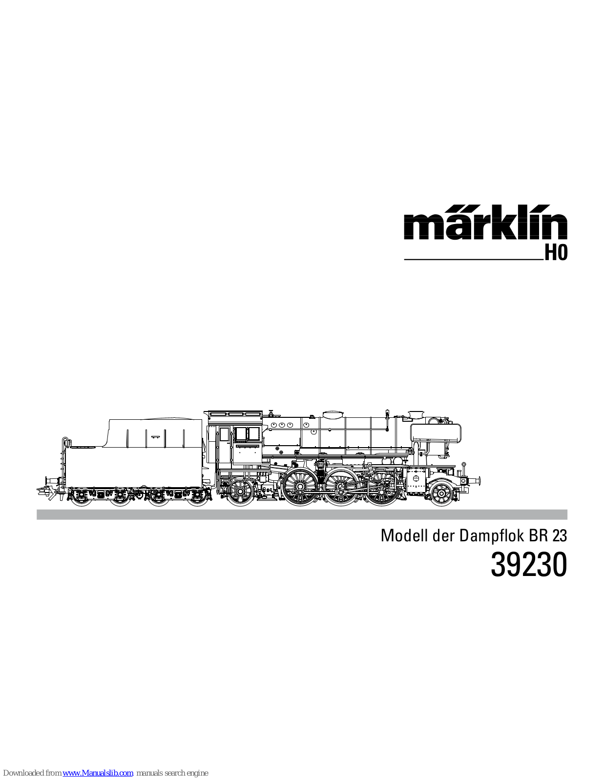 marklin 39230 User Manual - ManualMachine.com
